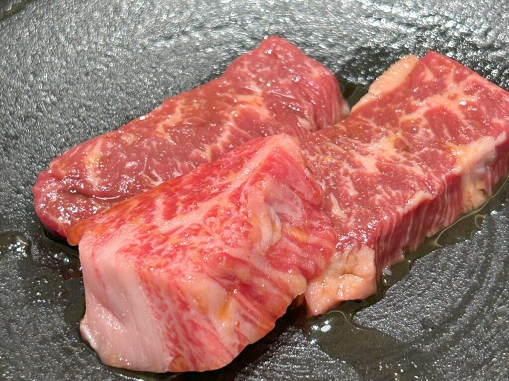 リブロースとハラミ