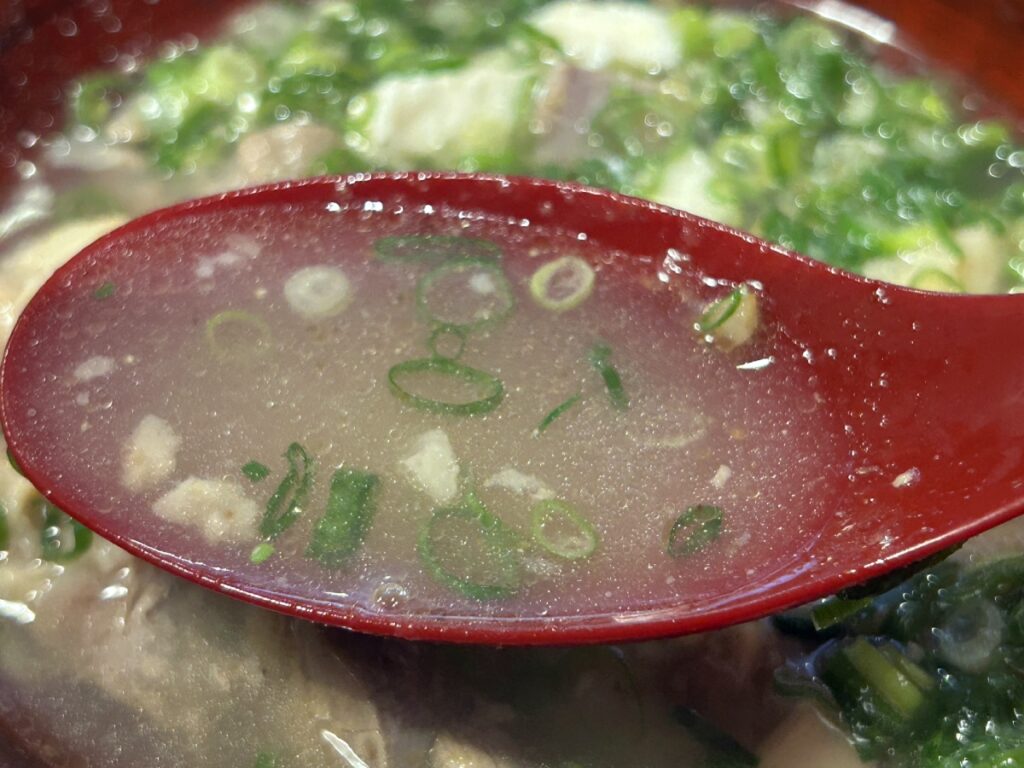 肉吸いのスープ