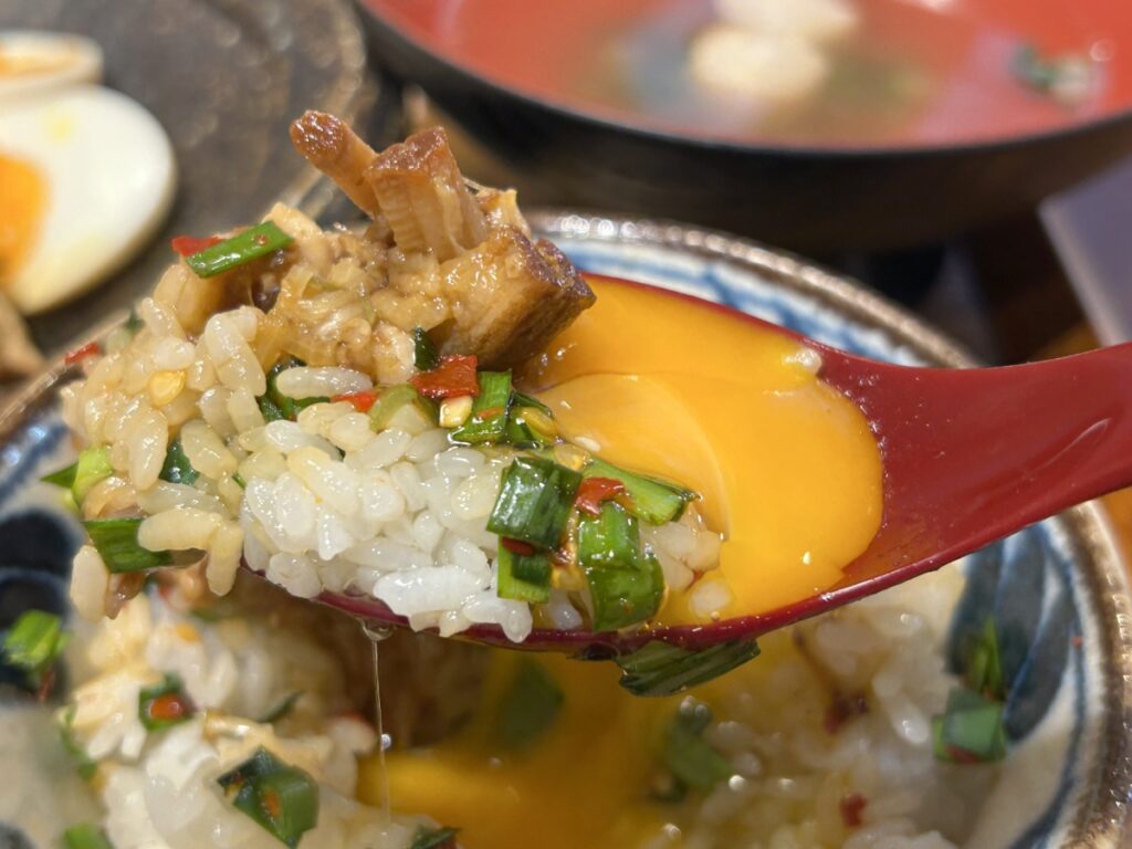 ニラ玉ご飯