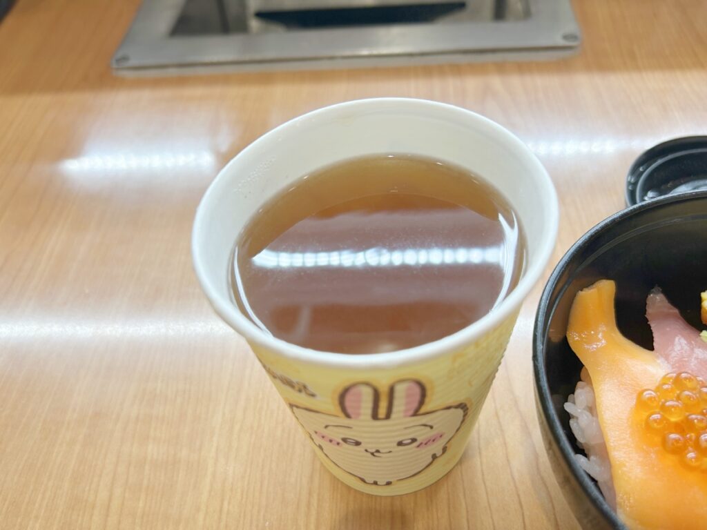 お寿司茶漬けの出汁