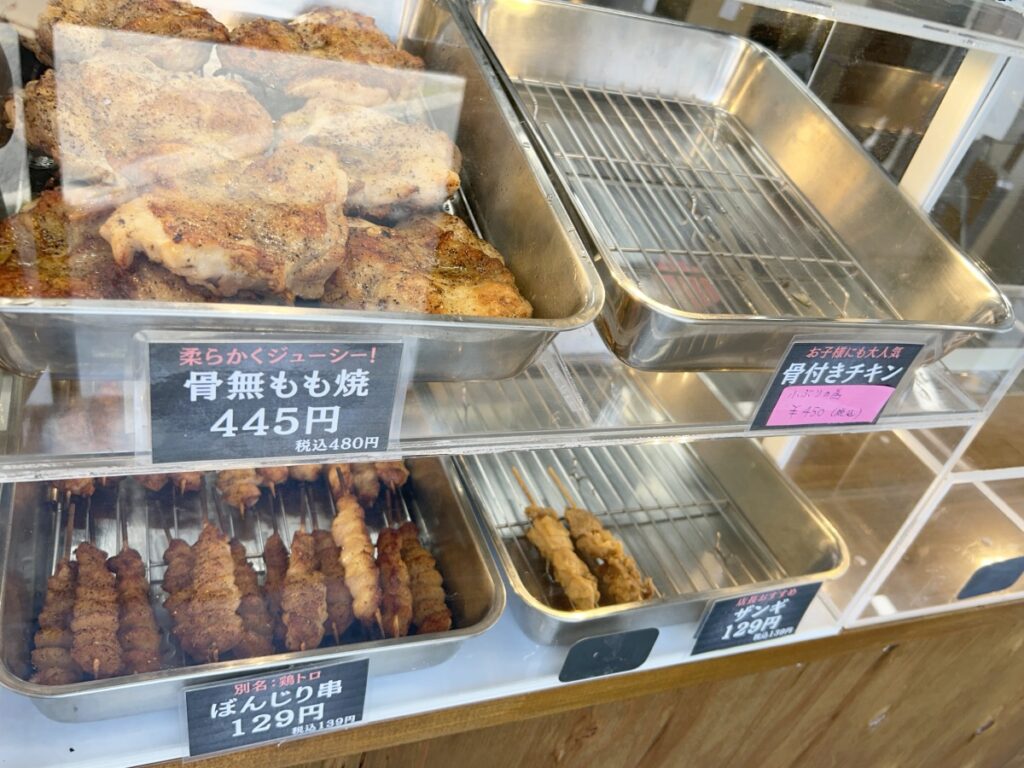 売り場の焼鳥