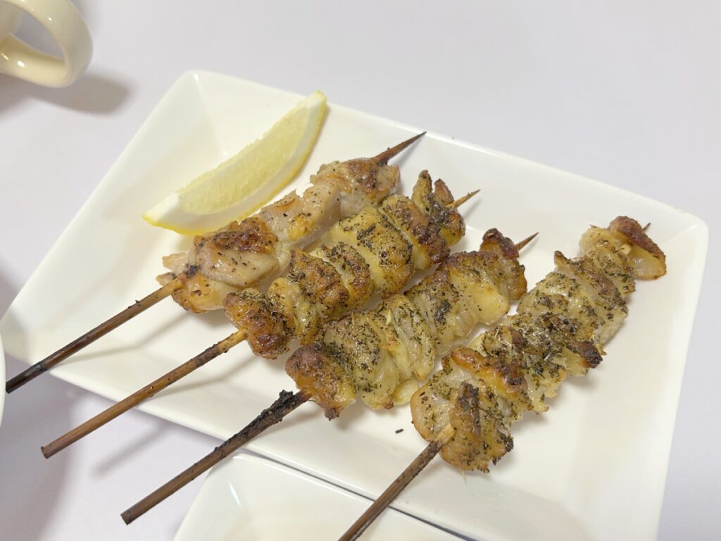 皮ハラミ串