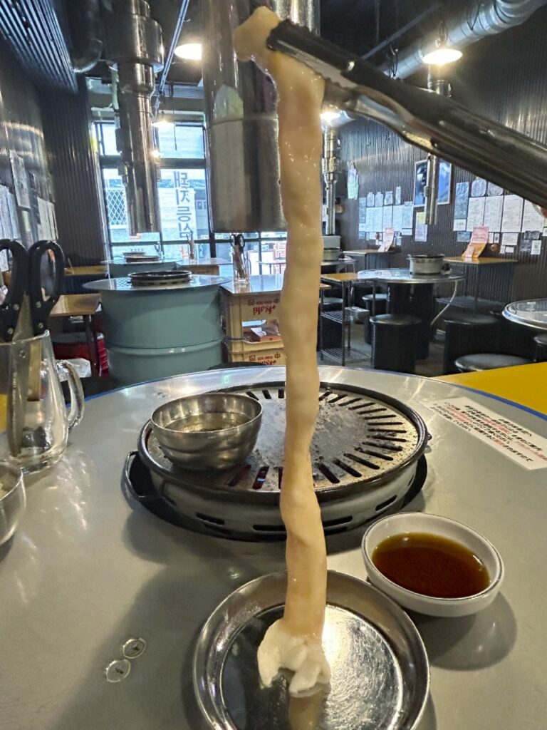 マルチョウ1本焼き