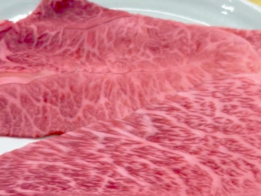 焼きすき(ミスジとクリ)