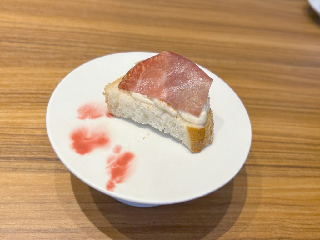フォアグラムースのブルスケッタ