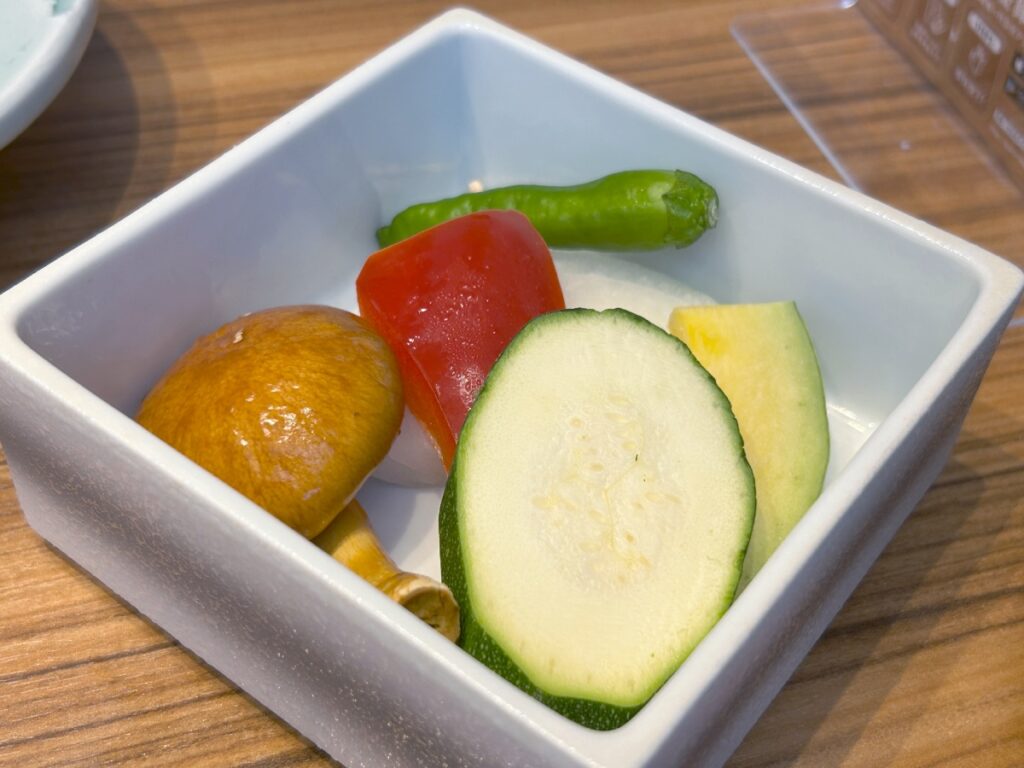 焼野菜盛り