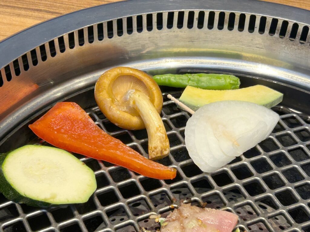 焼いた焼き野菜