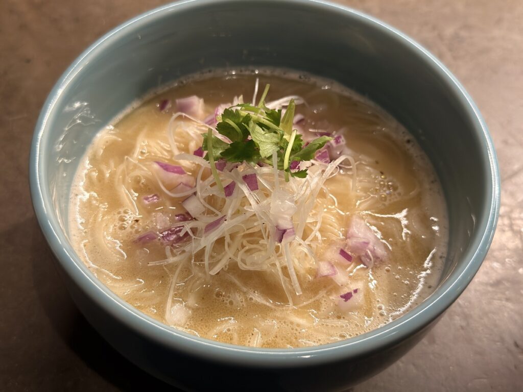 鶏白湯にゅうめん