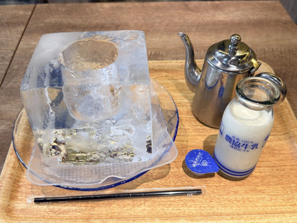 氷コーヒーと信州ミルク
