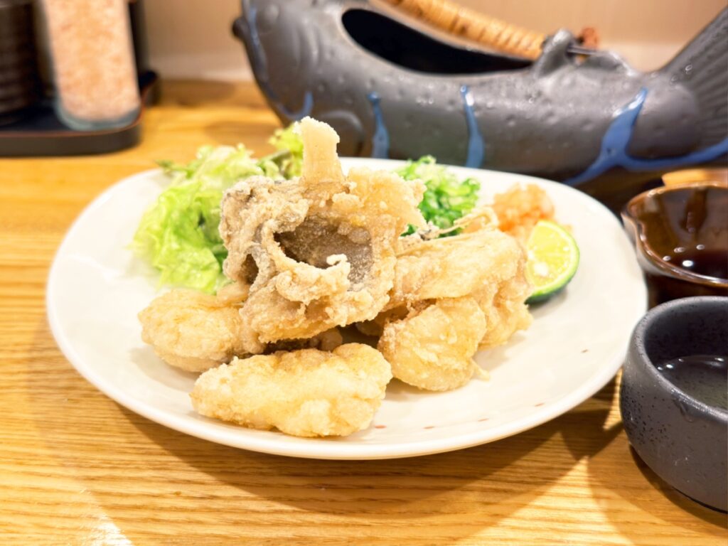 まつりやの数量限定アンコウ唐揚げ